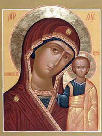 Ikonok Virgin (Preobrazhenskaya) Icon a Boldogságos Szűz Mária