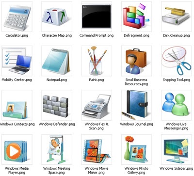 Ikonok a stílus Windows Vista letöltés (ico png)