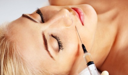 Injekciók arcfiatalító és kozmetikai
