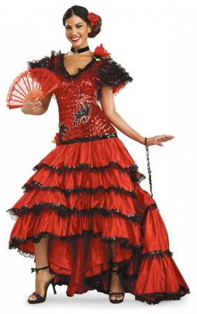 Spanyol flamenco szoknya, hogyan kell kiválasztani, vagy hogy (ha) Spanyol flamenco szoknya, hogyan kell választani, vagy hogy