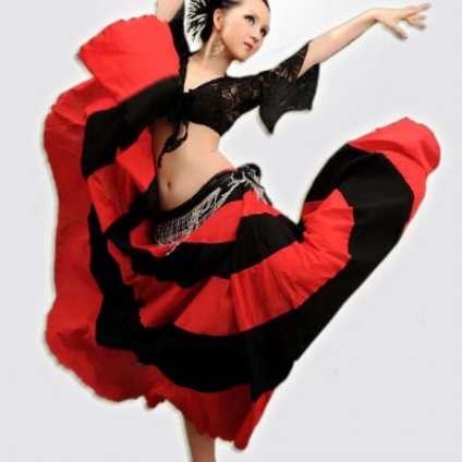Spanyol flamenco szoknya, hogyan kell kiválasztani, vagy hogy (jön) Spanyol flamenco szoknya, hogyan kell választani, vagy hogy