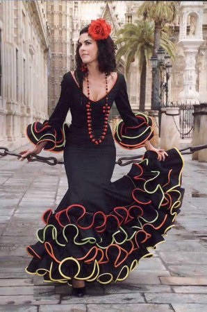 Spanyol flamenco szoknya, hogyan kell kiválasztani, vagy hogy (szegfűszeg) Spanyol flamenco szoknya, hogyan kell választani, vagy hogy