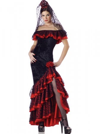 Spanyol flamenco szoknya, hogyan kell kiválasztani, vagy hogy (sergamikoltsami) Spanyol flamenco szoknya, hogyan kell választani, vagy hogy