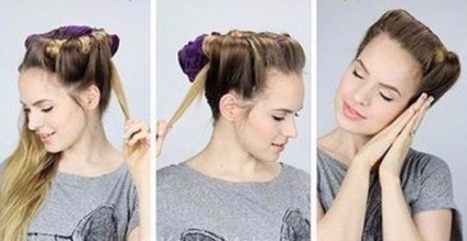 Hogyan szél a haját segítségével pólók 3 way fotókkal