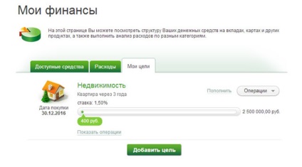 Hogyan kell megnyitni a megtakarítások bizalom figyelembe Sberbank Online