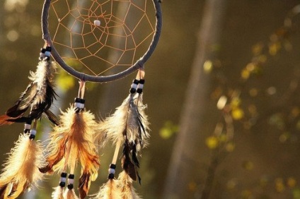 Hogyan készítsünk egy amulettet Dreamcatcher saját kezűleg