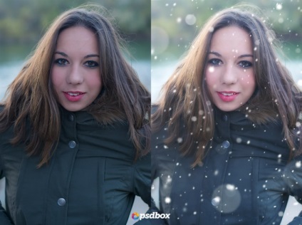Hogyan készítsünk hó a Photoshopban (Photoshop tanulságok) Hogyan készítsünk hó a Photoshopban