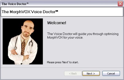 A MorphVOX pro, hogy egy női hang - Altair és