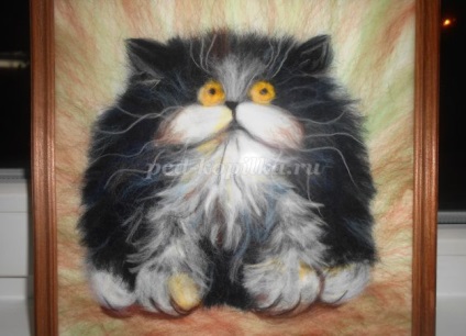 Kép gyapjú „cat” saját kezűleg (gyapjú) Kép gyapjú „cat” saját kezűleg