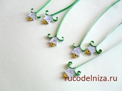 Festés „liliom” a technika Quilling „blog» mamakatya helyszínen házivarrónő