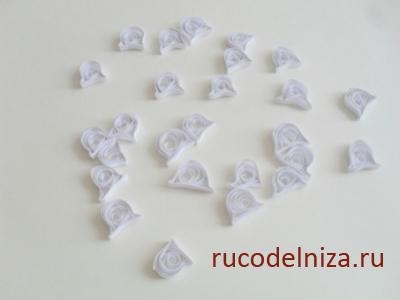 Festés „liliom” a technika Quilling „blog» mamakatya helyszínen házivarrónő