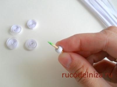 Festés „liliom” a technika Quilling „blog» mamakatya helyszínen házivarrónő