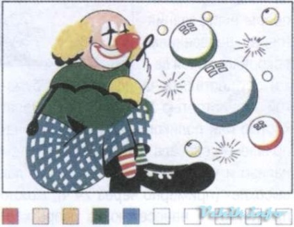 A festmények a falakon, ajtókon (ezen kívül az ajtókeret) A festmények a falakon, ajtókon