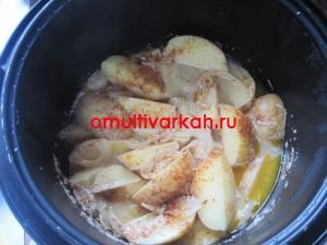 Burgonya, párolt tejszín multivarka redmond RMC-m4524 (recept fotókkal) mintegy multivarka