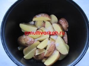 Burgonya, párolt tejszín multivarka redmond RMC-m4524 (recept fotókkal) mintegy multivarka