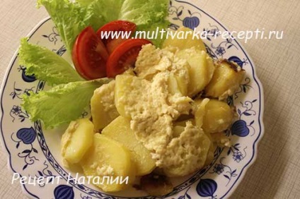 Burgonya a tejszínt multivarka (Potato multivarka krém) Burgonya tejszín multivarka