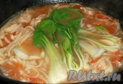 Kínai tészta leves - recept fényképpel (kínai) Kínai tészta leves - recept fotókkal