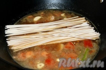 Kínai tészta leves - recept fotókkal (tészta) Kínai tészta leves - recept fotókkal