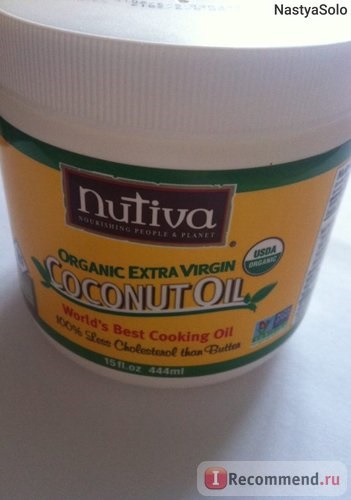 Kókusz olaj egy természetes nutiva szerves extra szűz kókuszolaj - «, hogyan kell kiválasztani a dolog
