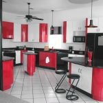Vörös és fekete konyha - 70 kép tervezési projektek az eredeti belső