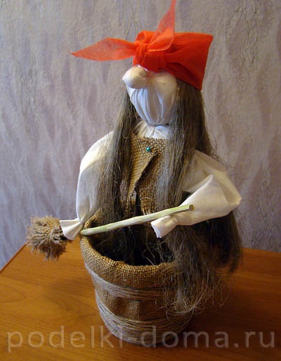 Baba Jaga baba (rongy, mester osztály), egy doboz ötletek és műhelyek (játék) Baba Jaga baba (rongy, mester osztály), egy doboz ötletek és műhelyek