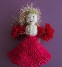 Doll fonalból martinichka saját kezűleg (thread) Doll a szálat a kezében martinichka