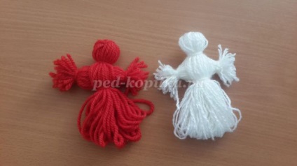 Doll fonalból martinichka saját kezűleg (kéz) Doll a szálat a kezében martinichka