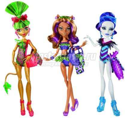 Monster High Dolls - csodálatos és szörnyű kis hősei az iskola szörnyek