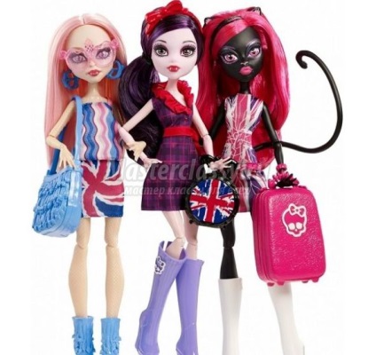 Monster High Dolls - csodálatos és szörnyű kis hősei az iskola szörnyek