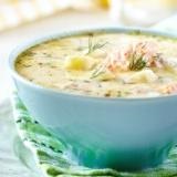 Húsleves krémmel - egy recept fotó (recept) Húsleves krémmel - egy recept egy fotó