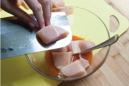 Csirke narancs-mézes mártással - lépésről lépésre recept fotók
