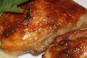 Csirke sült mustáros tejszínes mártással recept fotókkal