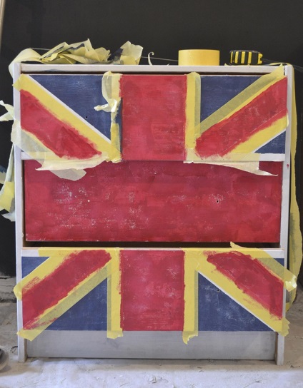 Mesterkurzus komód a brit zászlót - y - c Olaszország