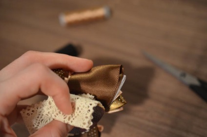 A mester osztály létre egy elegáns bross „csokoládé” szalagok - Fair Masters - kézzel készített, kézzel készített