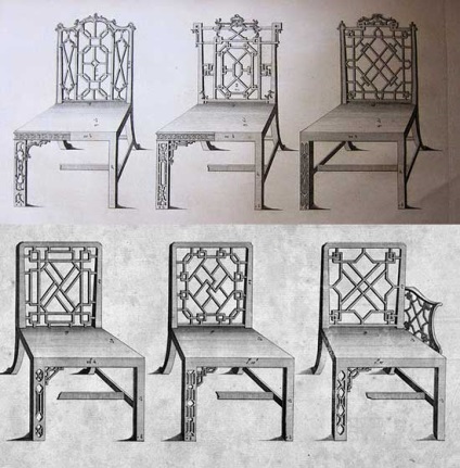 Chippendale bútor modern design (Chippendale) Chippendale bútorok egy modern design