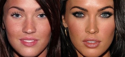 Megan Fox előtt és után műanyag (Megan) Megan fox előtt és után plasztikai