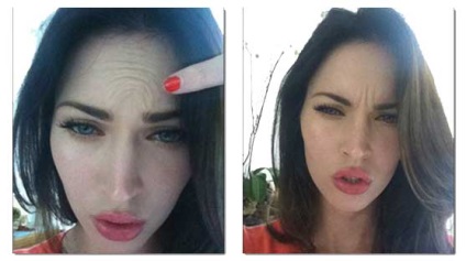 Megan Fox és az ő plasztikai sebészet előtt és után