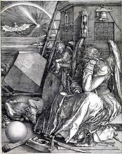 Melankólia titokzatos gravírozás Dürer (Alina Alekseeva-Marchesini)