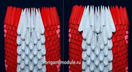 Moduláris origami Télapó (Frost) Moduláris origami nagyapja fagy