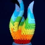 Moduláris origami Télapó (moduláris) Moduláris origami nagyapja fagy