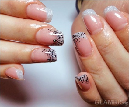 Naroscheny körmök New Year 2016 - Design hosszabbító körmök (fotó) (Naroscheny) Naroscheny körmök New Year 2016 - Design hosszabbító körmök (fotó)