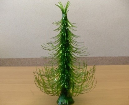 Új hack fa, műanyag palackok, hogyan lehet egy karácsonyfa a műanyag palack