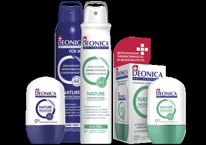 A márka dezodorok deonica, a hivatalos honlapján Deonika