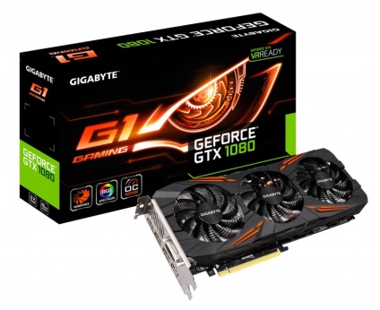 Áttekintés és videokártyák gigabyte GTX 1080 g1 szerencsejáték (GV-n1080g1 szerencsejáték-8gd)