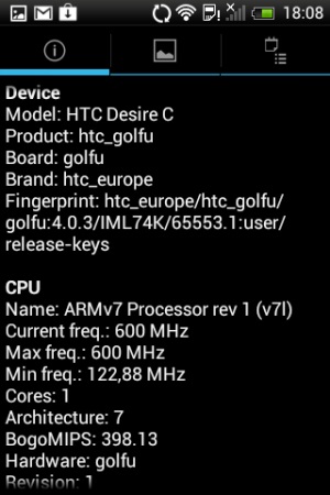 Áttekintés kommunikátor HTC Desire C (vágy) Áttekintés kommunikátor HTC Desire c
