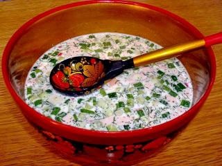 Okroska rugós savanyúsággal (hash rugós főzés szakácskönyv receptek receptek hash) Okroska tavaszi savanyúsággal