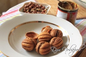 Nuts sűrített tejjel - recept fotókkal