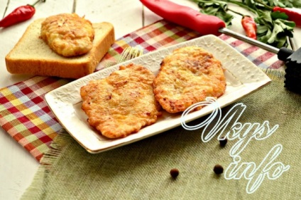 Hússzeleteket csirkemell recept fényképpel (recept) Hússzeleteket csirkemell recept egy fotó