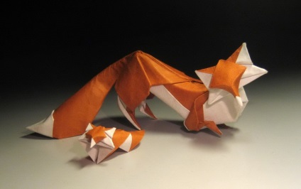 Papírból saját kezűleg a mester osztályt, hogy origami, lépésről lépésre, a munka