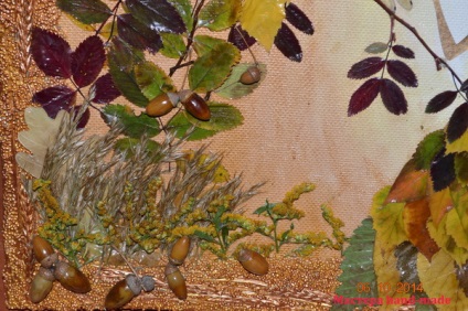 Gyártmányok őszi levelek kép lány - ősszel - mester kézzel készített